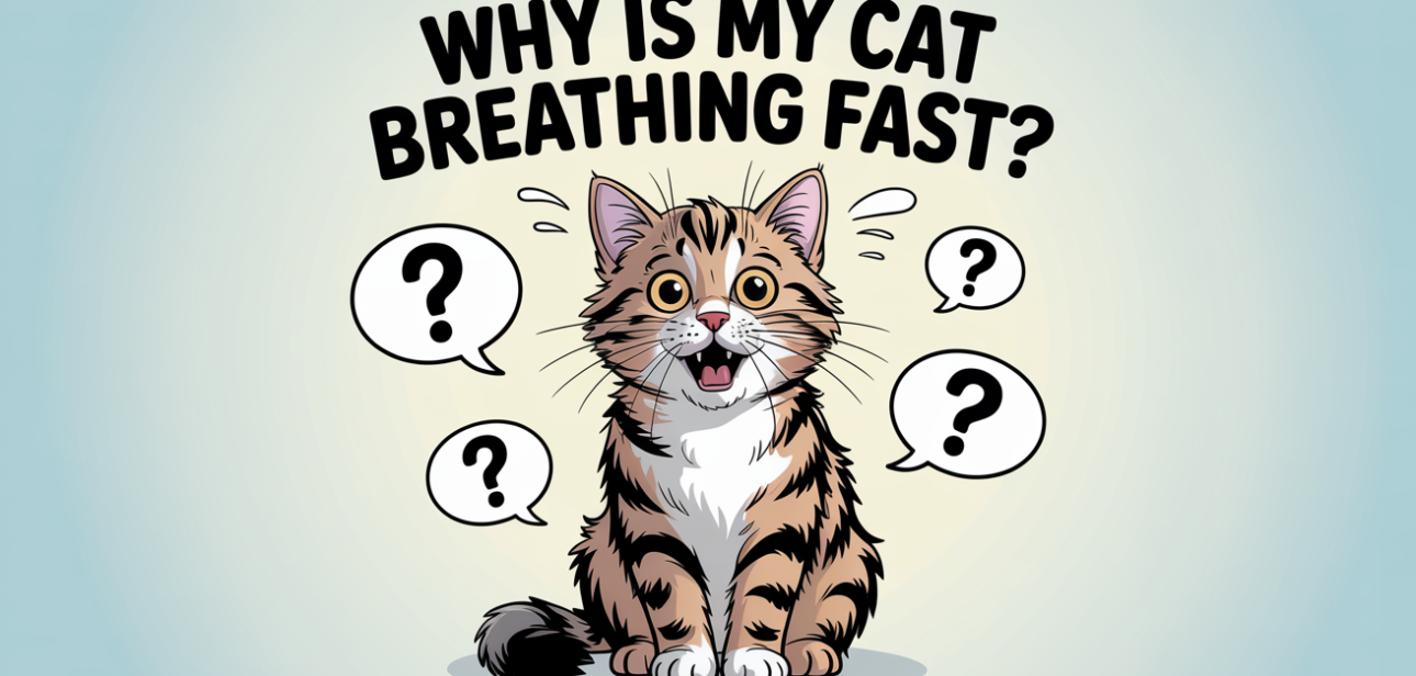 “Cat breathing fast while lying down – possible signs of distress”